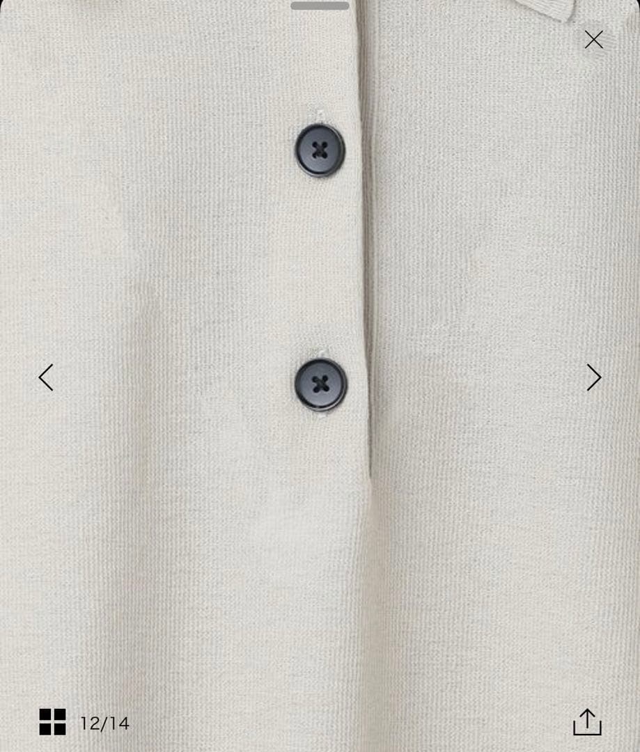 6(ROKU) ポロシャツニット