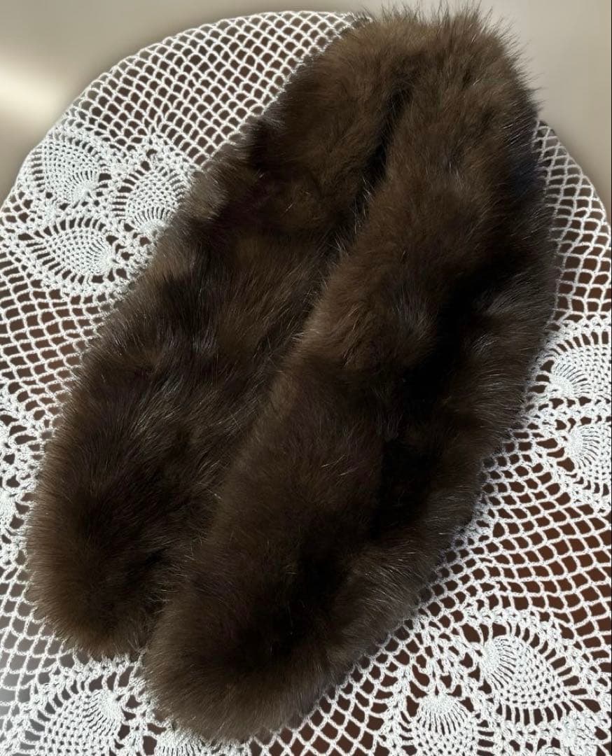 ロシアンセーブル　マフラー　SOBOL