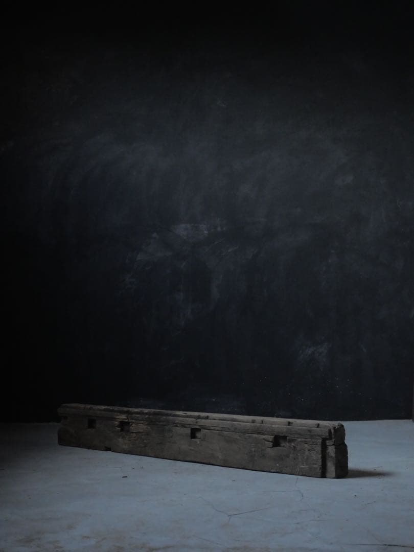 木塊　展示台　オブジェ　置物　什器　台　古家具　古道具　アンティーク　昭和レトロ