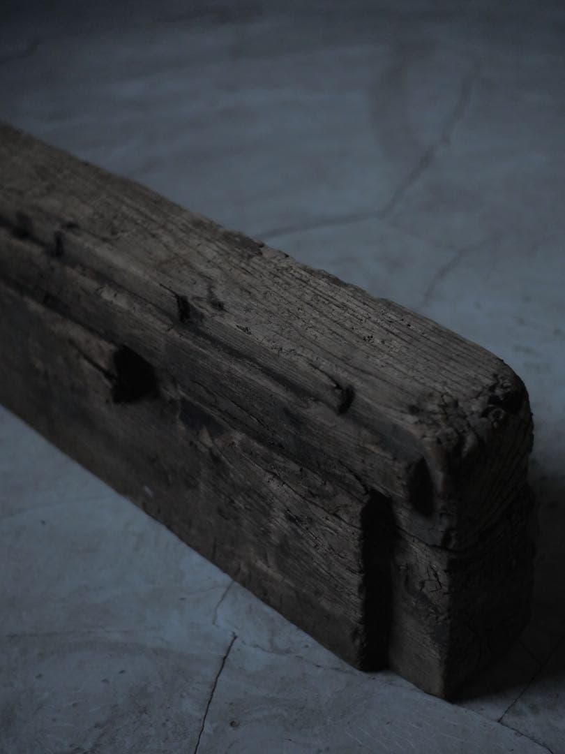 木塊　展示台　オブジェ　置物　什器　台　古家具　古道具　アンティーク　昭和レトロ