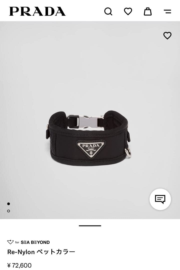 プラダ　リードとカラーのセット