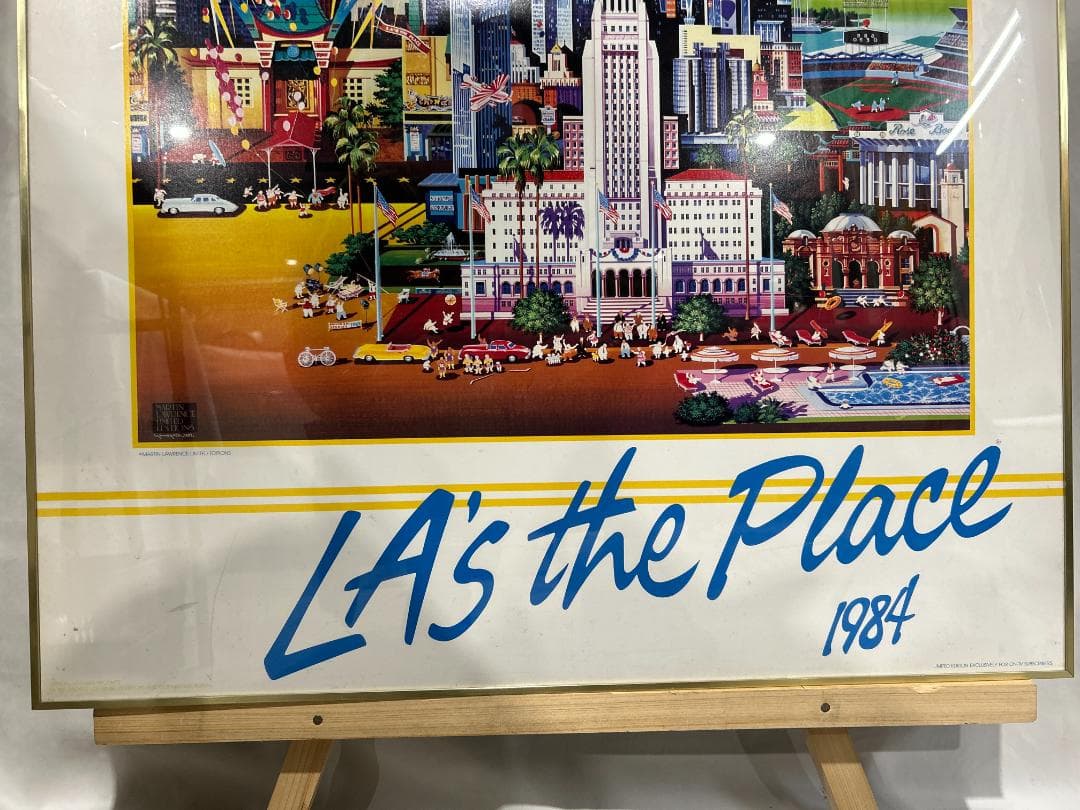 ◉アートポスター◉　LA’ｓ the Place 1984 ヒロヤマガタ　art