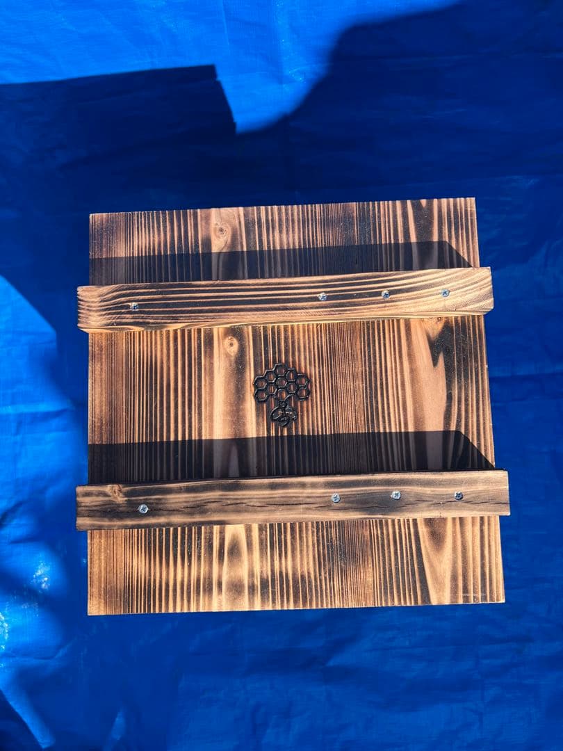 ニホンミツバチ　重箱式巣箱　営巣用巣箱4段　板厚3cm