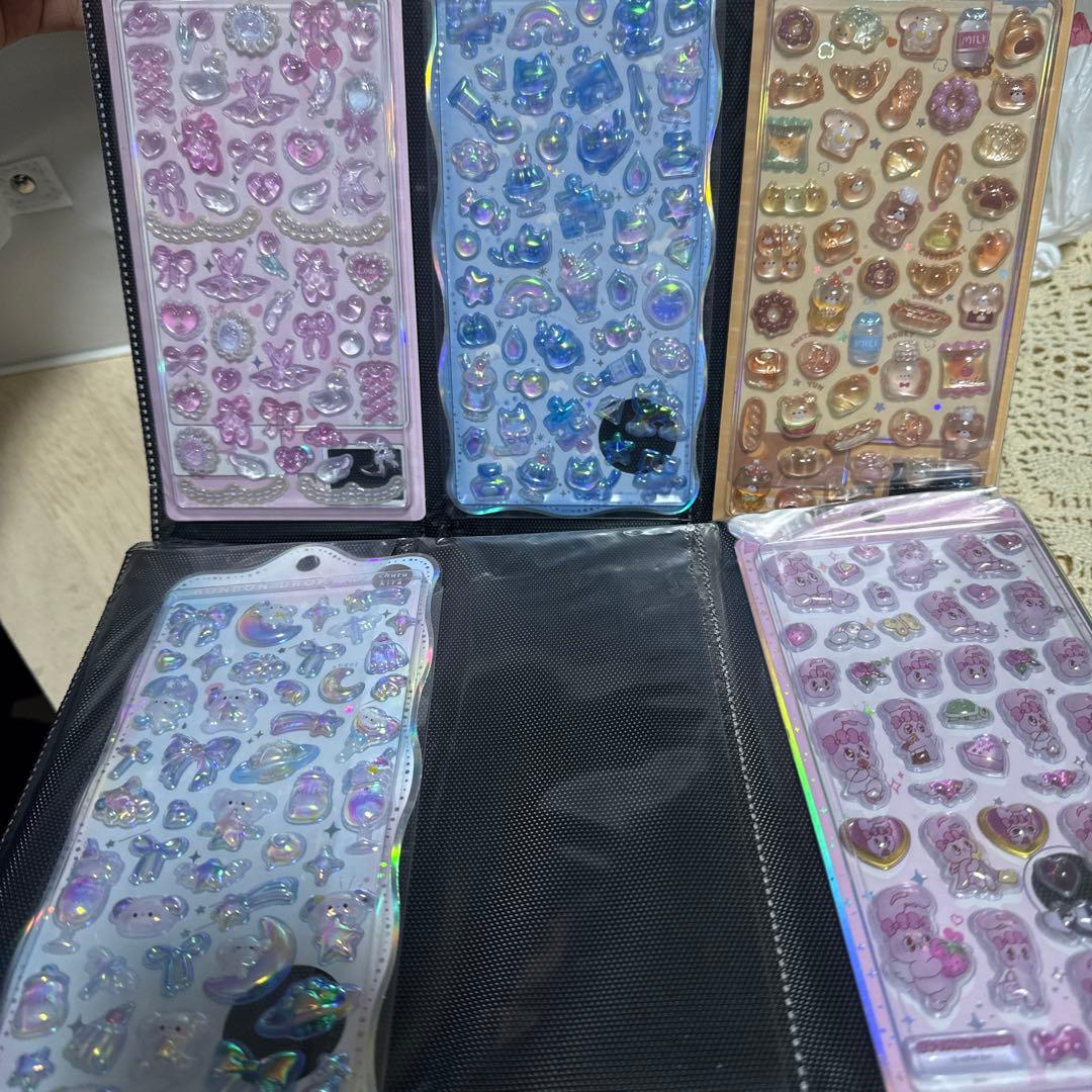 保存ファイル付き⭐︎ボンボンドロップシール うるちゅる　キャラクターシール