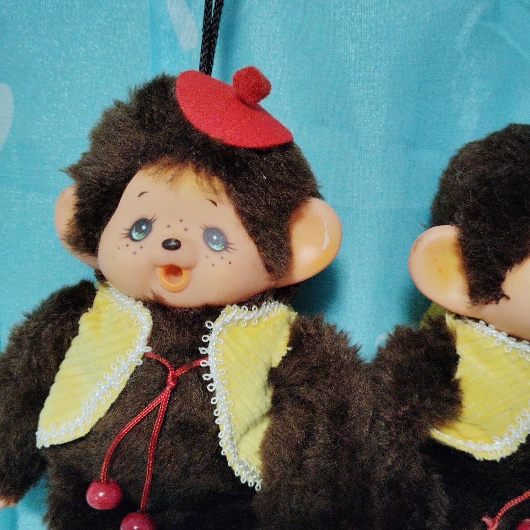 モンキー　ぬいぐるみ　鈴　マスコット レトロ　モンチッチ　2体セット