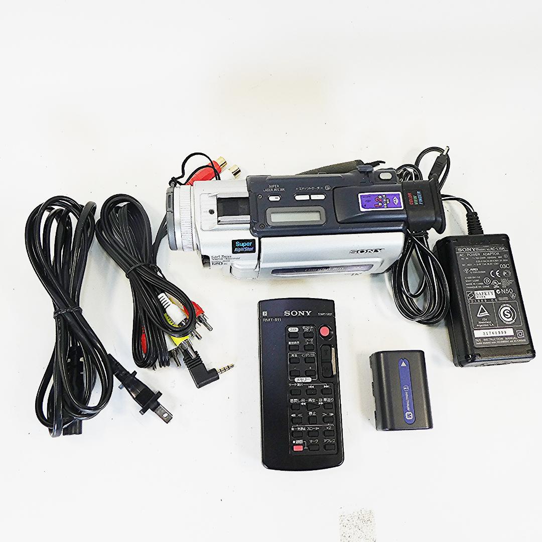 動作品ソニー DCR-TRV17 MiniDVビデオカメラ　DVDダビングに最適