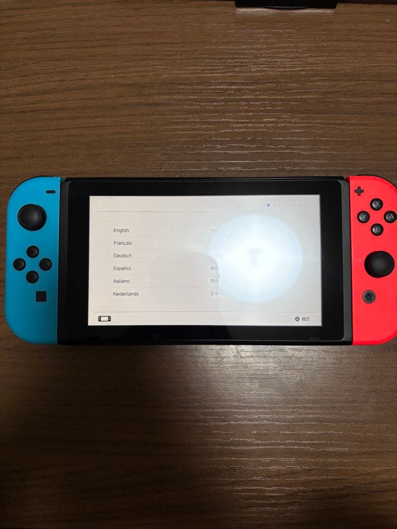 Nintendo Switch 本体 青/赤　ドッグ、ACアダプタ、HDMI
