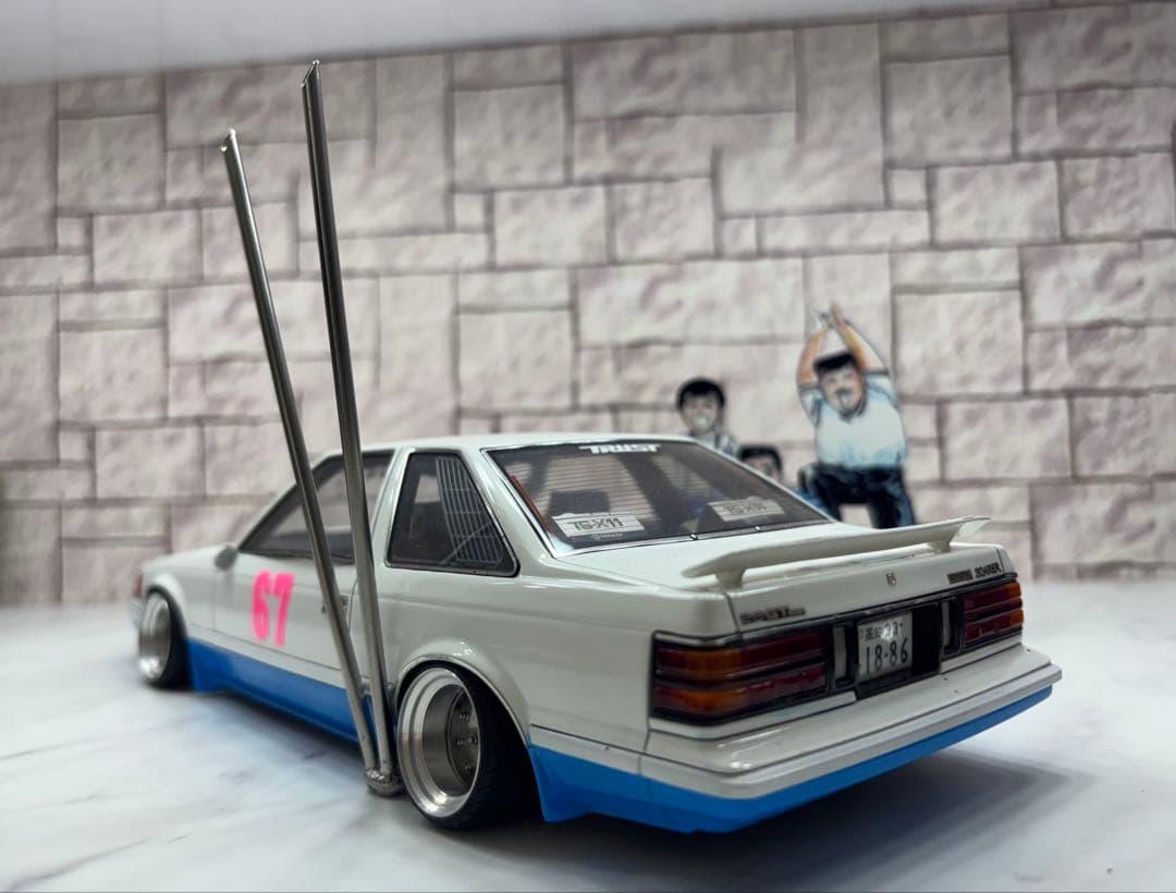 Ma-got！1/18シャコタン⭐︎ブギ　ハジメのソアラ & LBハコスカ