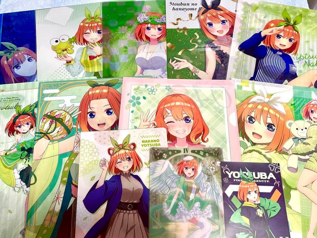 限定グッズ　五等分の花嫁　 中野四葉  クリアファイル他　14枚セット