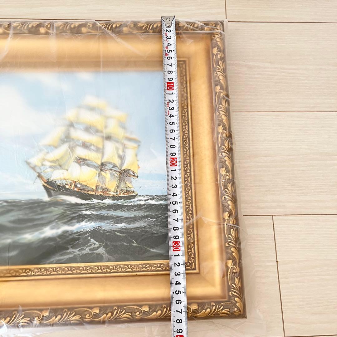 【新品未使用】名画　ブルーウォーター　マクレガー 立体複製　4号 豪華額装付