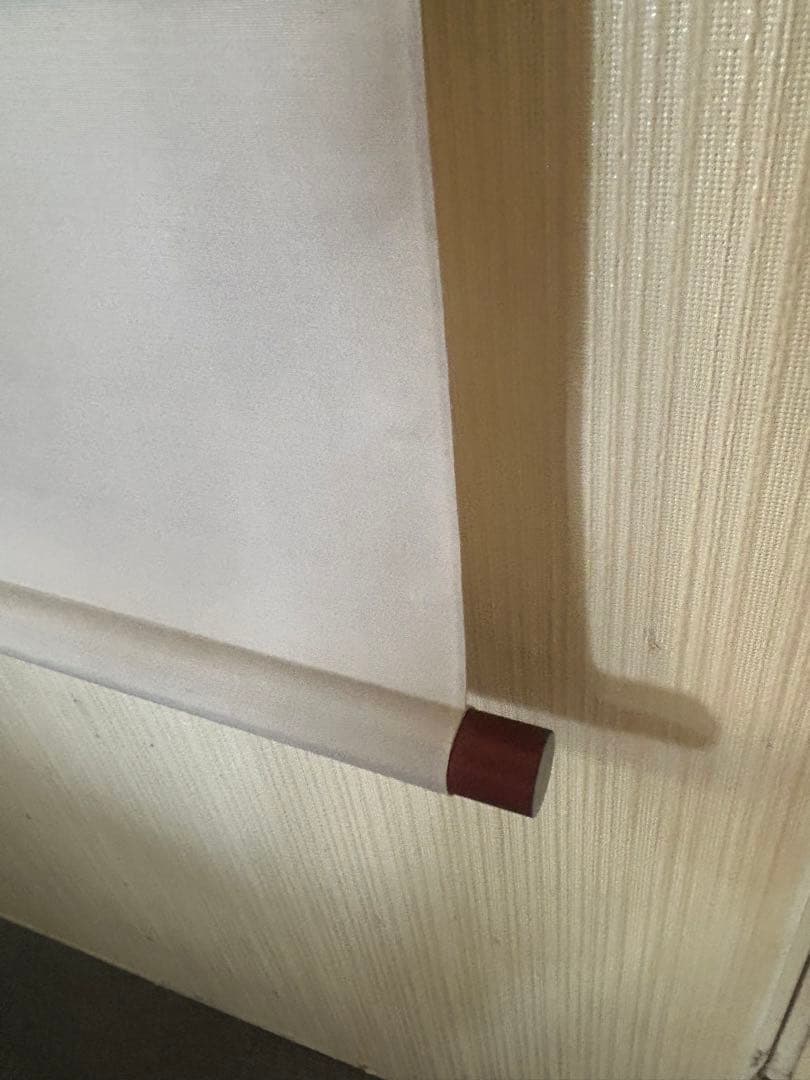 紅白梅に小禽　野川朝邨　掛け軸　共箱あり