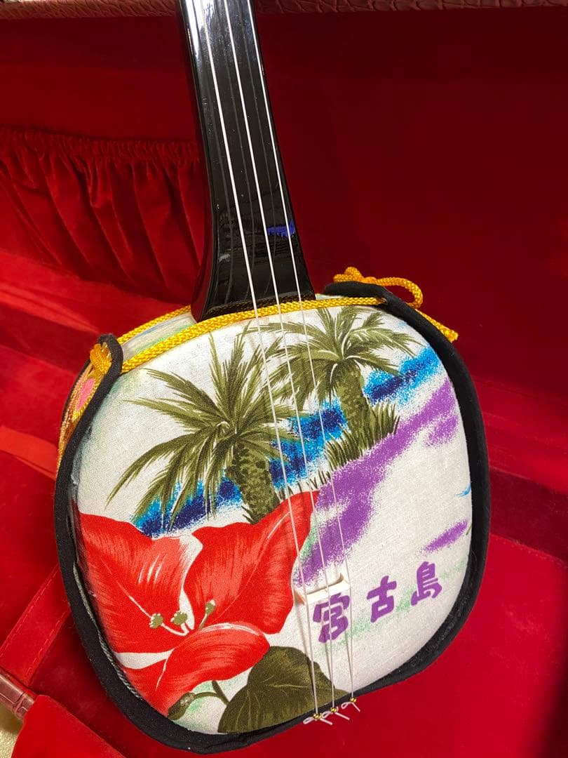 【希少 美品】 三線 沖縄 [宮古島製] ハードケース付き
