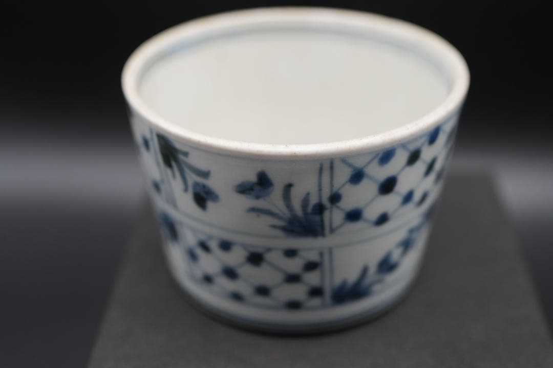 （青 6） 古伊万里 蕎麦猪口 そば猪口 染付 染付け 江戸後期