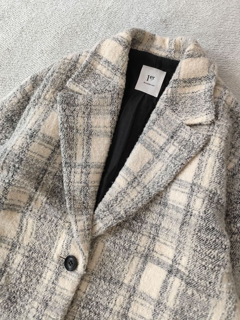 1er Arrondissement NALYA モノトーンチェックジャコット