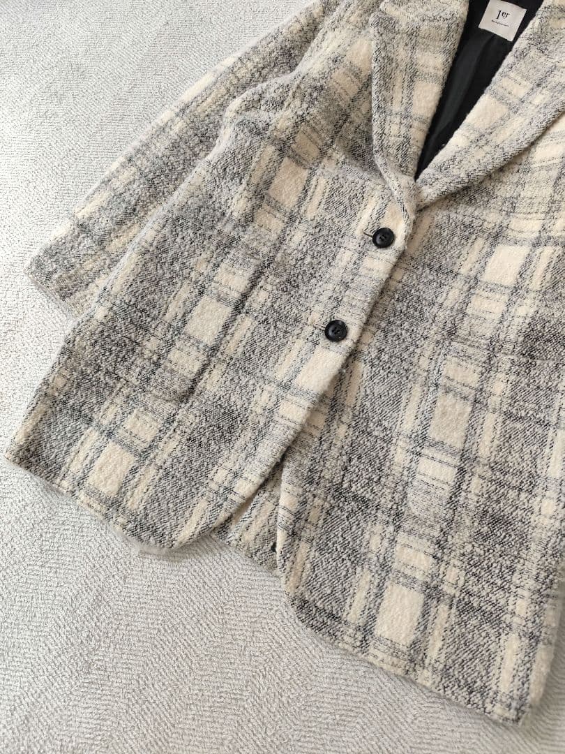1er Arrondissement NALYA モノトーンチェックジャコット