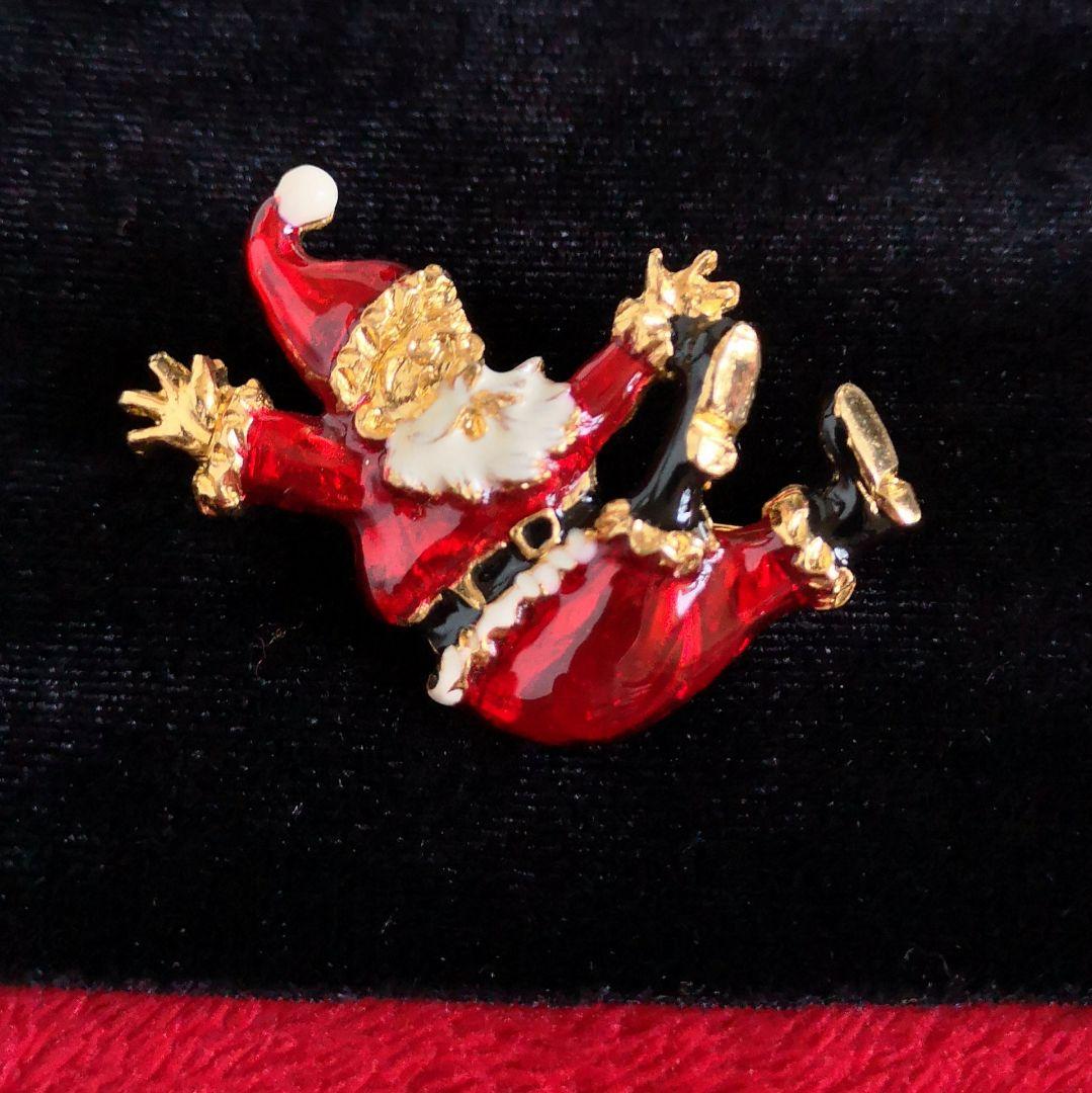 イタリア ヴィンテージ ブローチ GIOVANNI サンタクロース 398