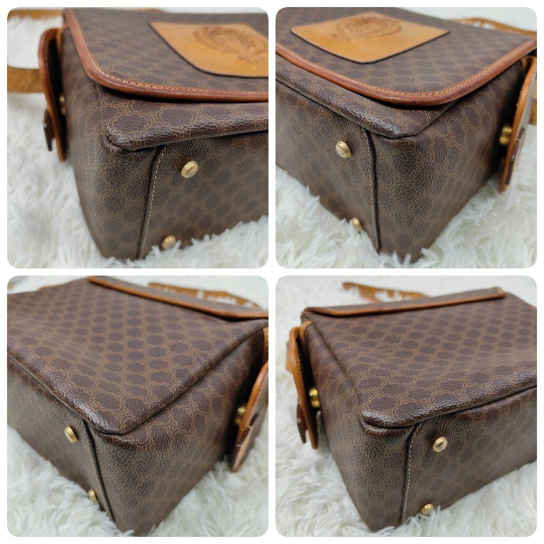 本日限定価格　セリーヌ　ショルダーバッグ　ボックス型　マカダム　トリオンフ