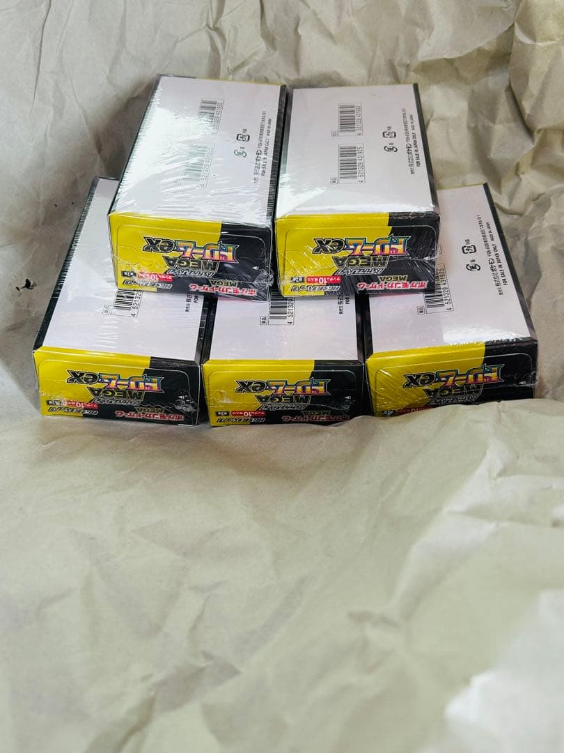 ポケモンカードゲーム MEGAドリームex 未開封 シュリンク付き 5BOX