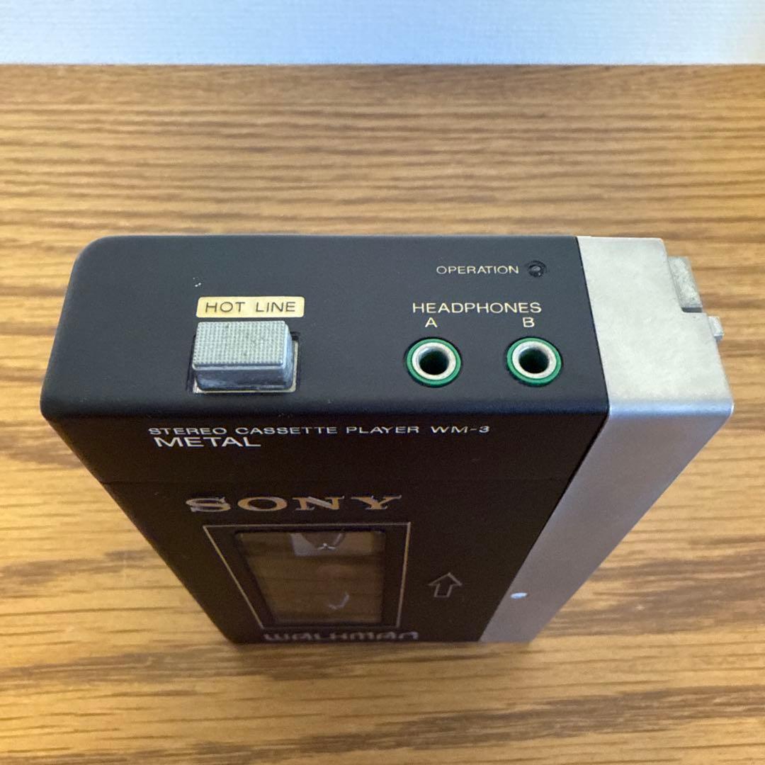 完動品! 美品! SONY WM-3 WALKMAN カセットテープウォークマン