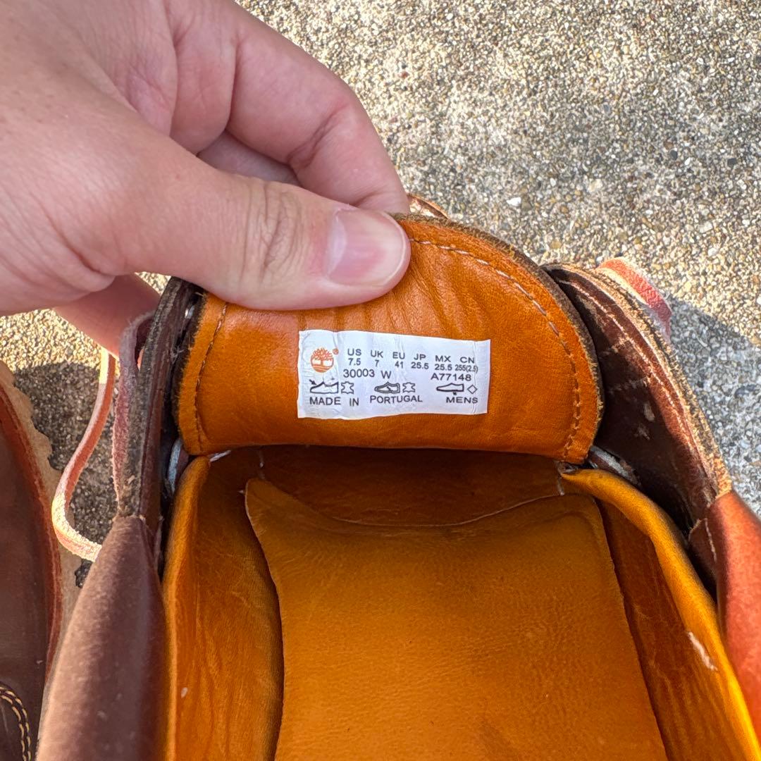 靴 Timberland 3eye 25.5cm dark brown