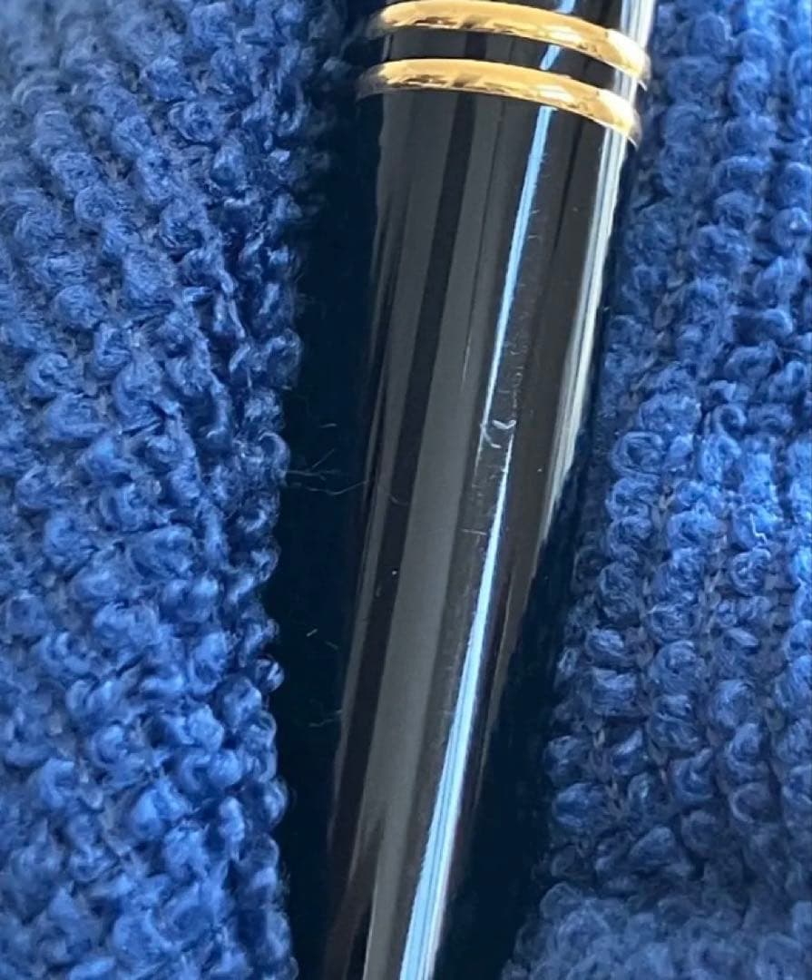 英国製/重厚なブラック軸にダブル金環のパーカーデュオフォールドBP