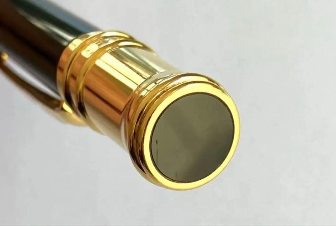 英国製/重厚なブラック軸にダブル金環のパーカーデュオフォールドBP