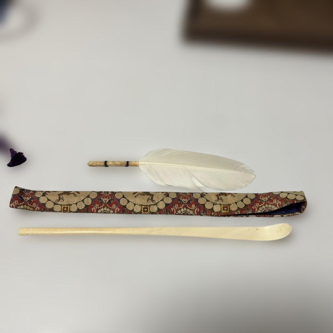 茶道具　桑茶箱セット