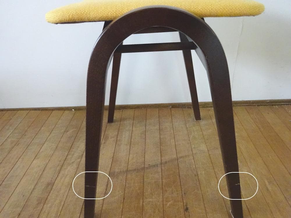 うっちー　秋田木工　剣持勇　スタッキング　スツール　曲げ木　レトロ　③