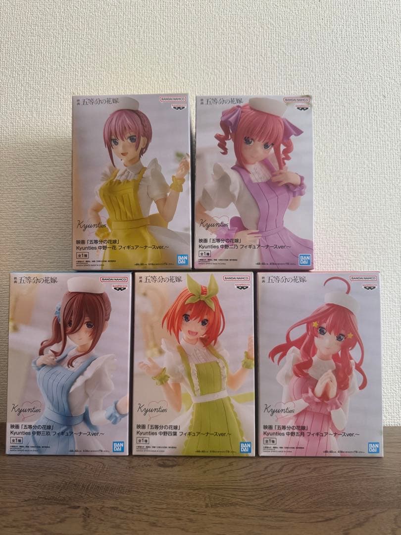 【新品未開封】 五等分の花嫁フィギュア 5体セット