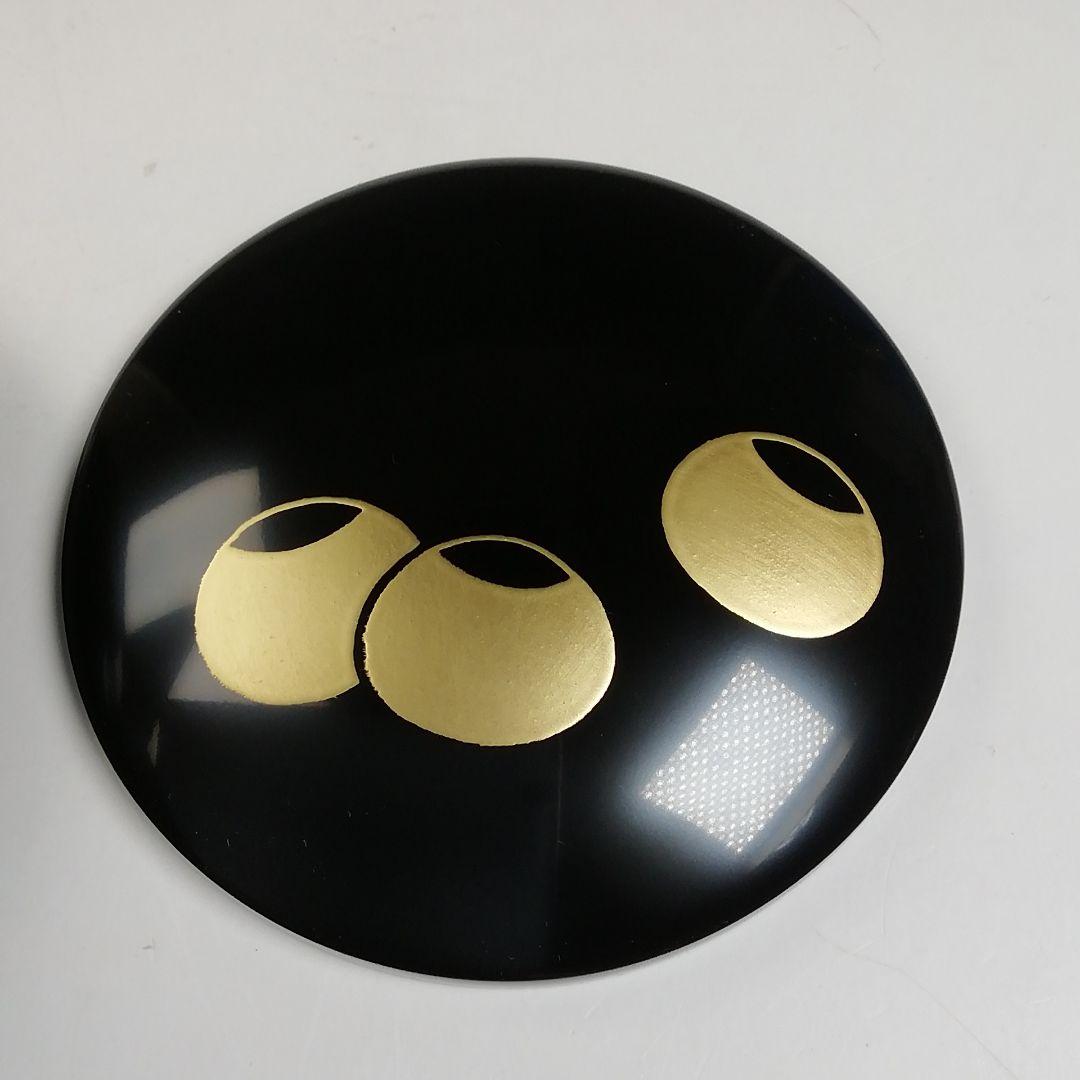 Ｗ９３　香合　『つぼつぼ蒔絵』『塗師　伊藤表正 作』　共箱　茶道具