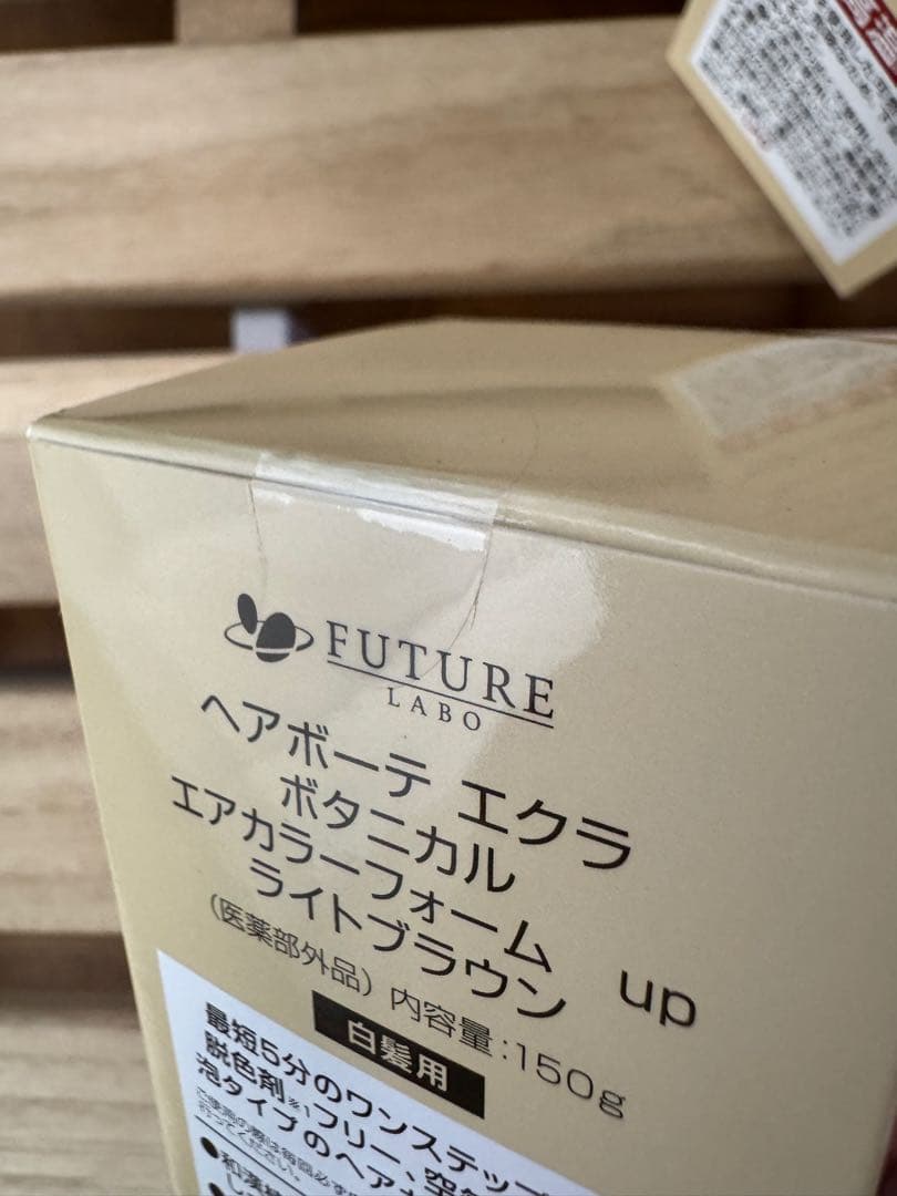 ヘアボーテエクラ ボタニカル エアカラーフォームup ライトブラウン ２本セット