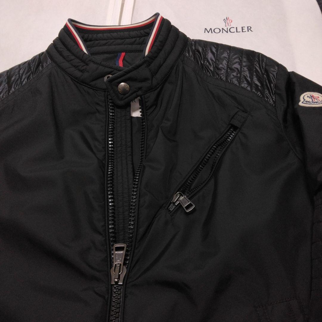 【国内正規新品】モンクレール ライダースジャケット PREMONT ブラック