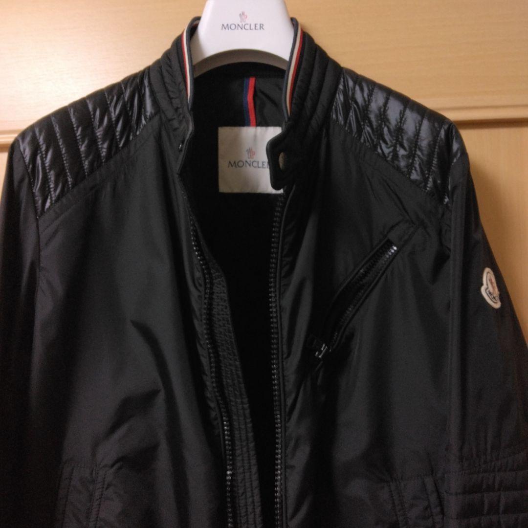 【国内正規新品】モンクレール ライダースジャケット PREMONT ブラック