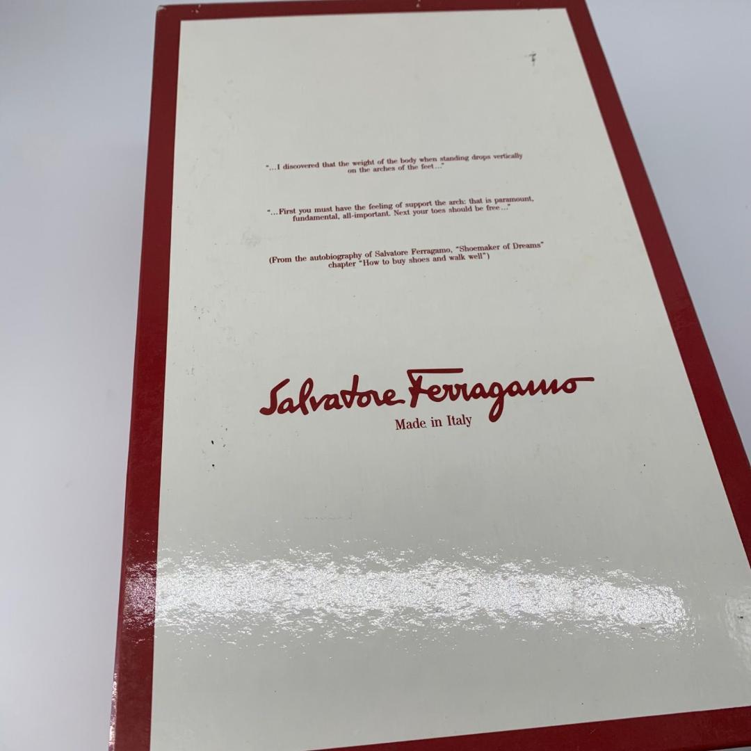未使用級✨サルヴァトレーフェラガモ シューズ シルバー金具 26.5cm