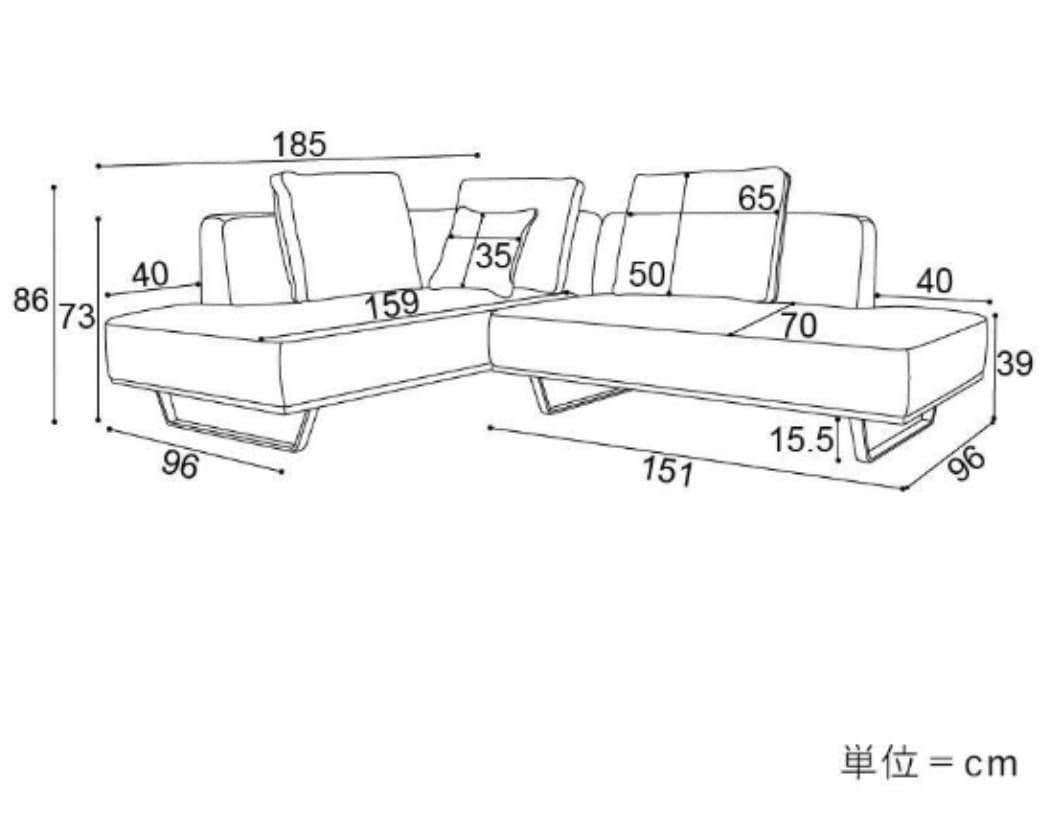 【引取可】クラスティーナ Libero（リベロ） ソファ②