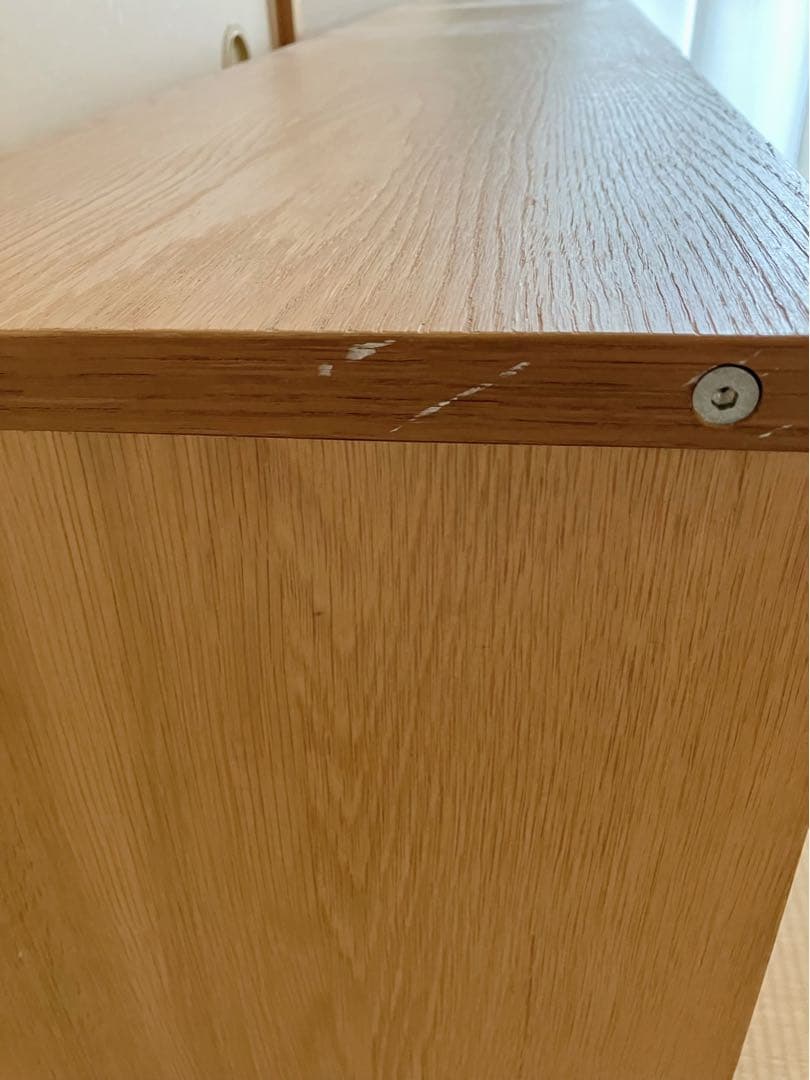 無印　スタッキングシェルフセット 5段 2列 オーク材