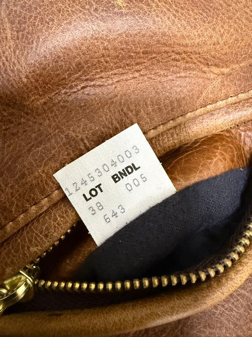 【ひまちゆーり】Schott シングルライダース643 ナバホブラウン