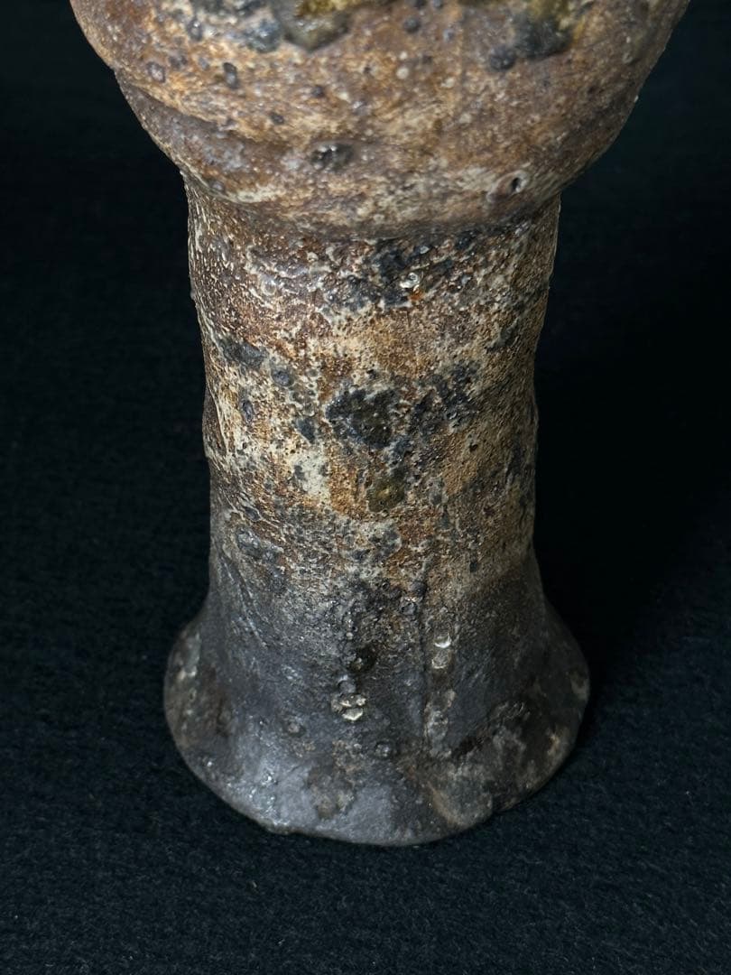 古伊賀　花生　花瓶　伊賀焼