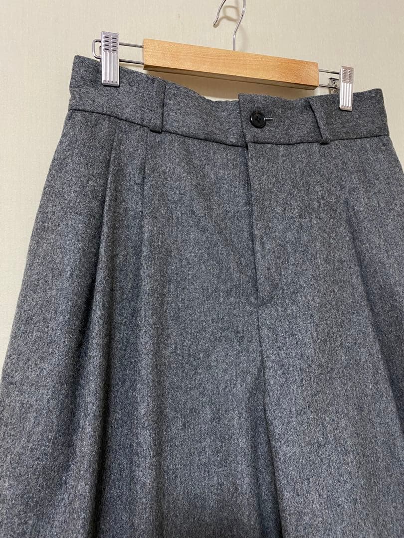 MARGARET HOWELL FOX BROTHERS ウール　ガウチョパンツ