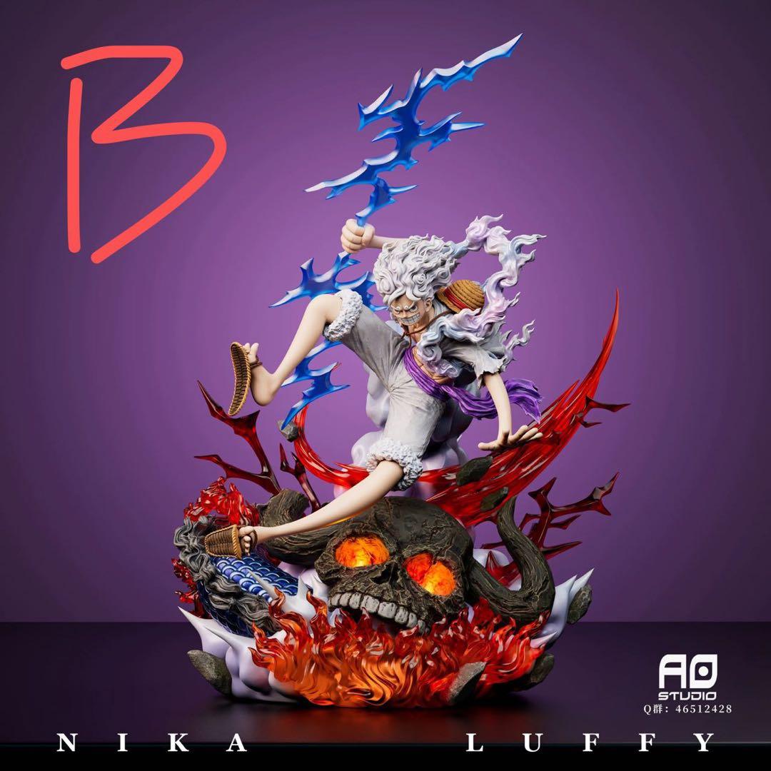 ワンピース ニカ ルフィ ガレージキット ガレキ スタチュー⑦⑧