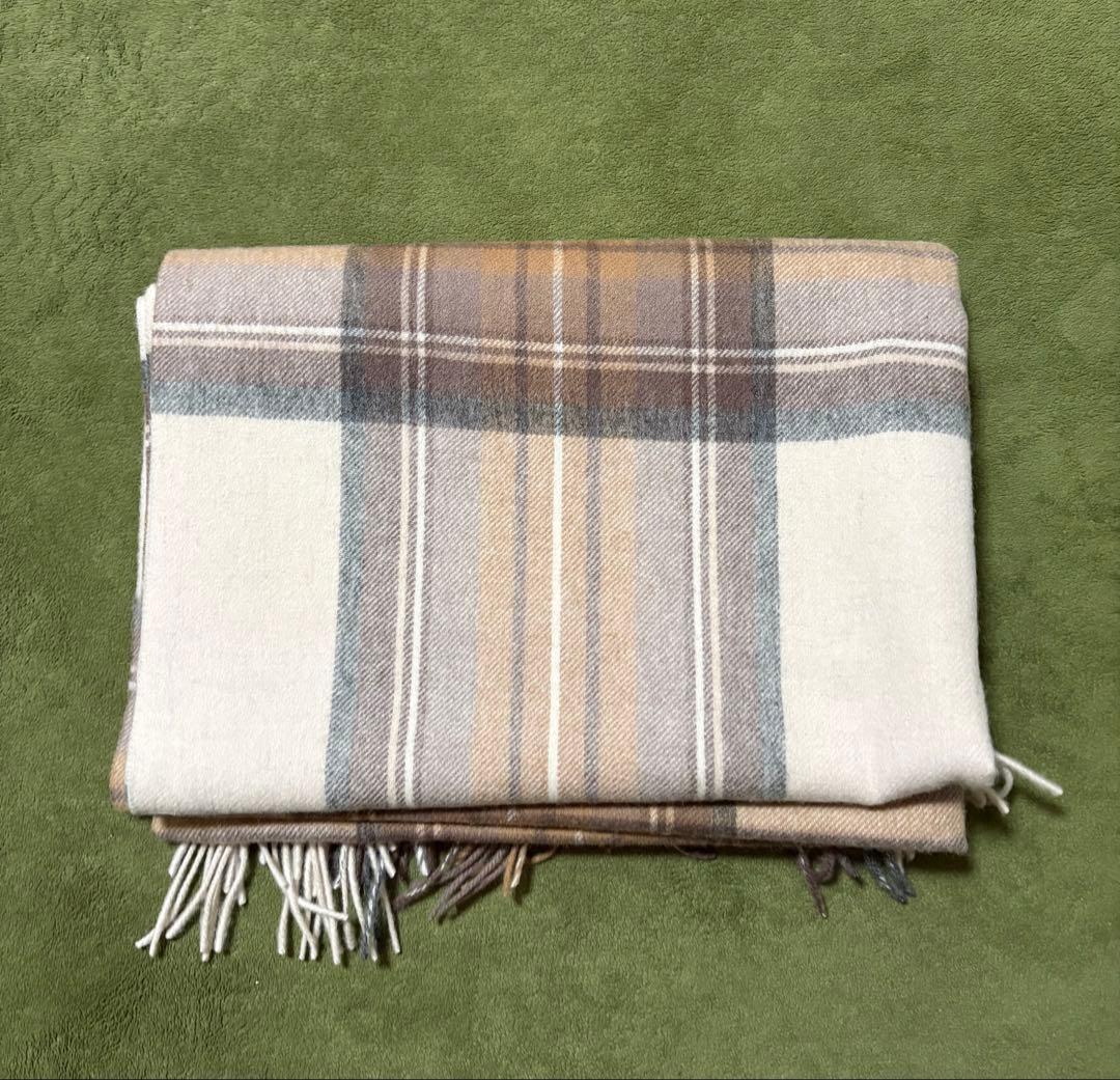 え*す様 JOHNSTONS ジョンストンズ　大判 マフラー ナチュラルスチュワ