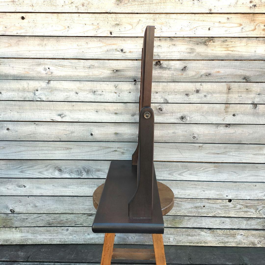 M♦北海道民芸家具　鏡　卓上ミラー