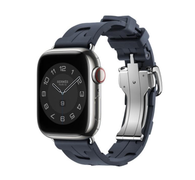 HERMES アップルウォッチ Single Tour Kilim 41ネイビー