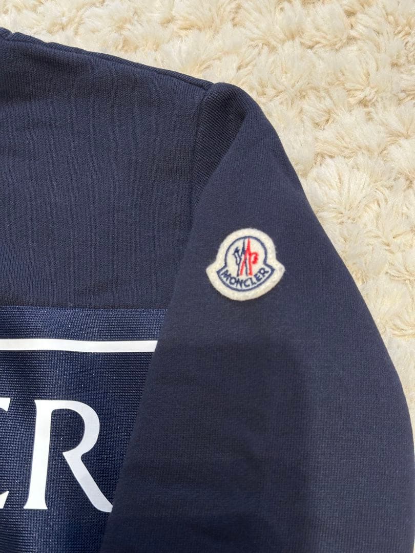 モンクレール キッズ ロゴ トレーナー スウェット 12 150㎝ ネイビー