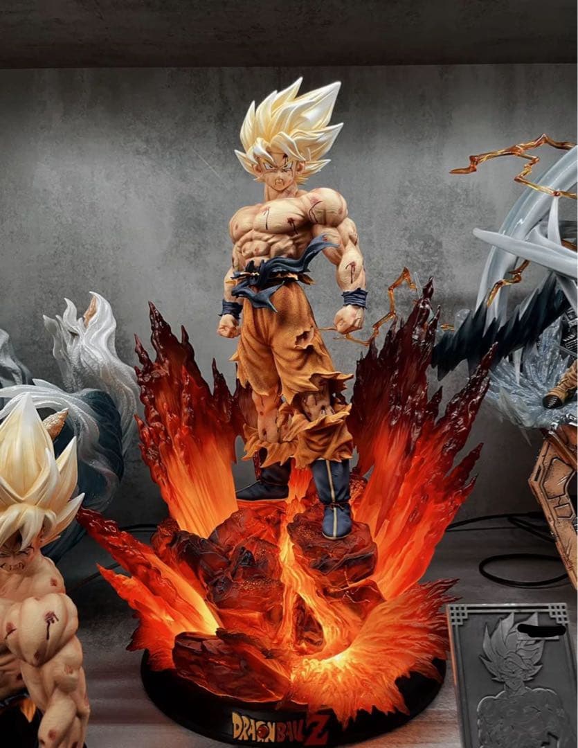 ドラゴンボール 孫悟空 ガレキ ガレージキット スタチューX①⑤②