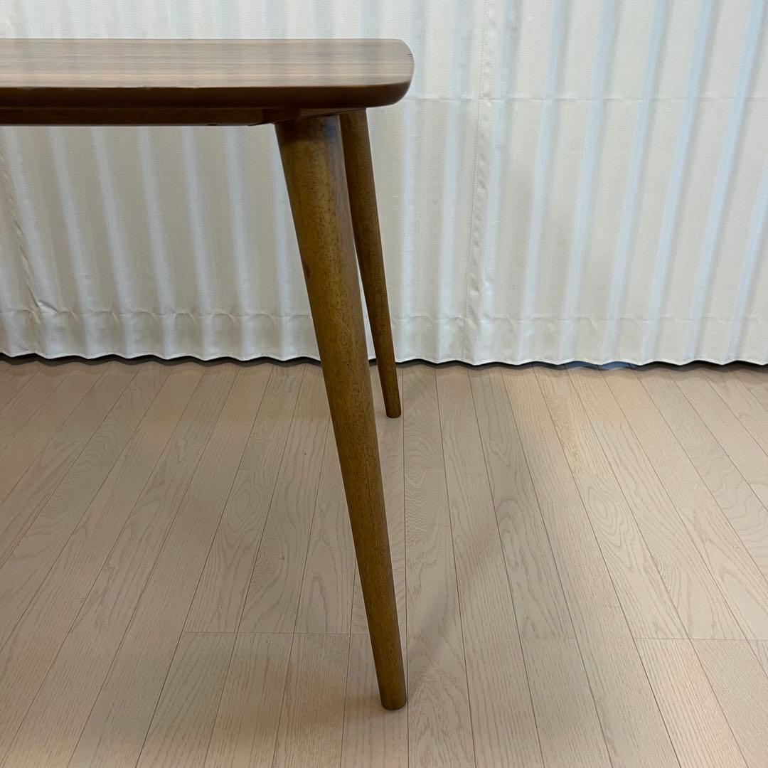 地域限定送料込み【TOMTE】　ウォールナット　ダイニングテーブル120cm