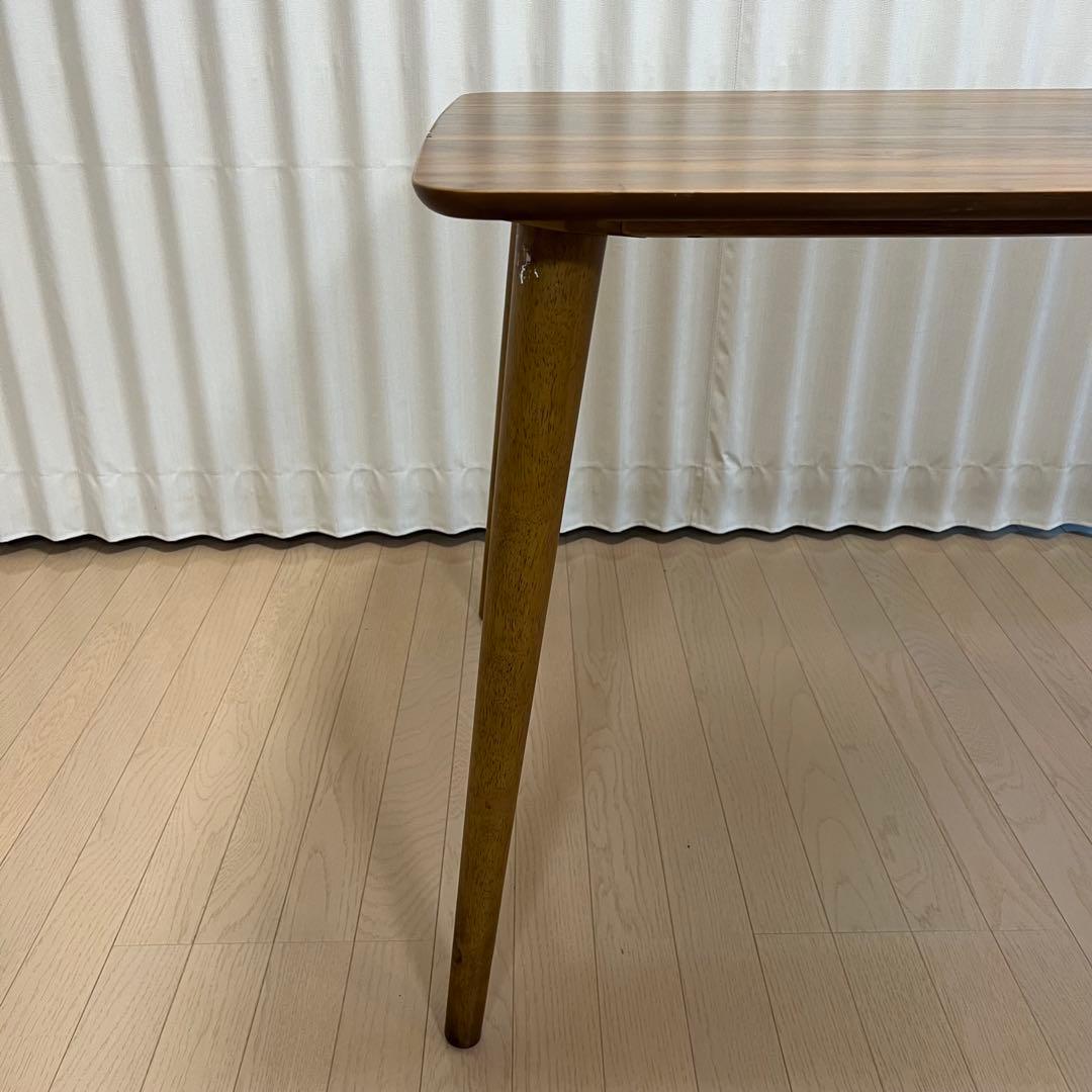 地域限定送料込み【TOMTE】　ウォールナット　ダイニングテーブル120cm