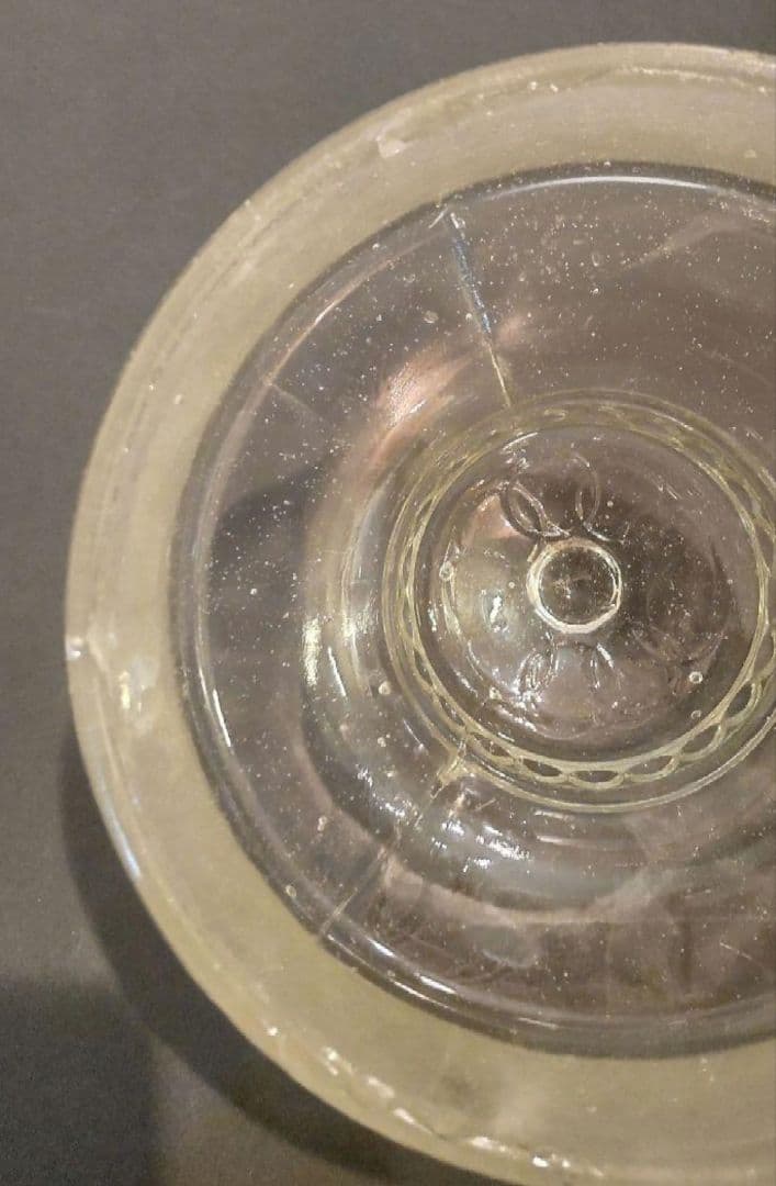 711B44骨董品 置物 昭和レトロ ガラス瓶 骨董