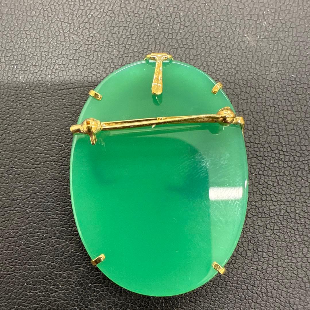 ⭐*︎様 カメオ ブローチ/ペンダントトップ　K18