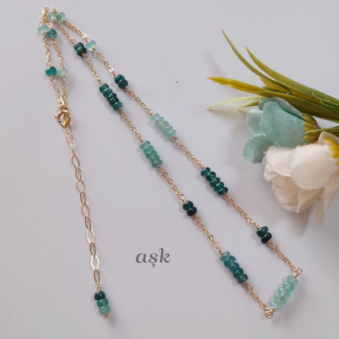 Kayaページ》14Kgf❩ 希少✧*グランディディエライトのネックレス